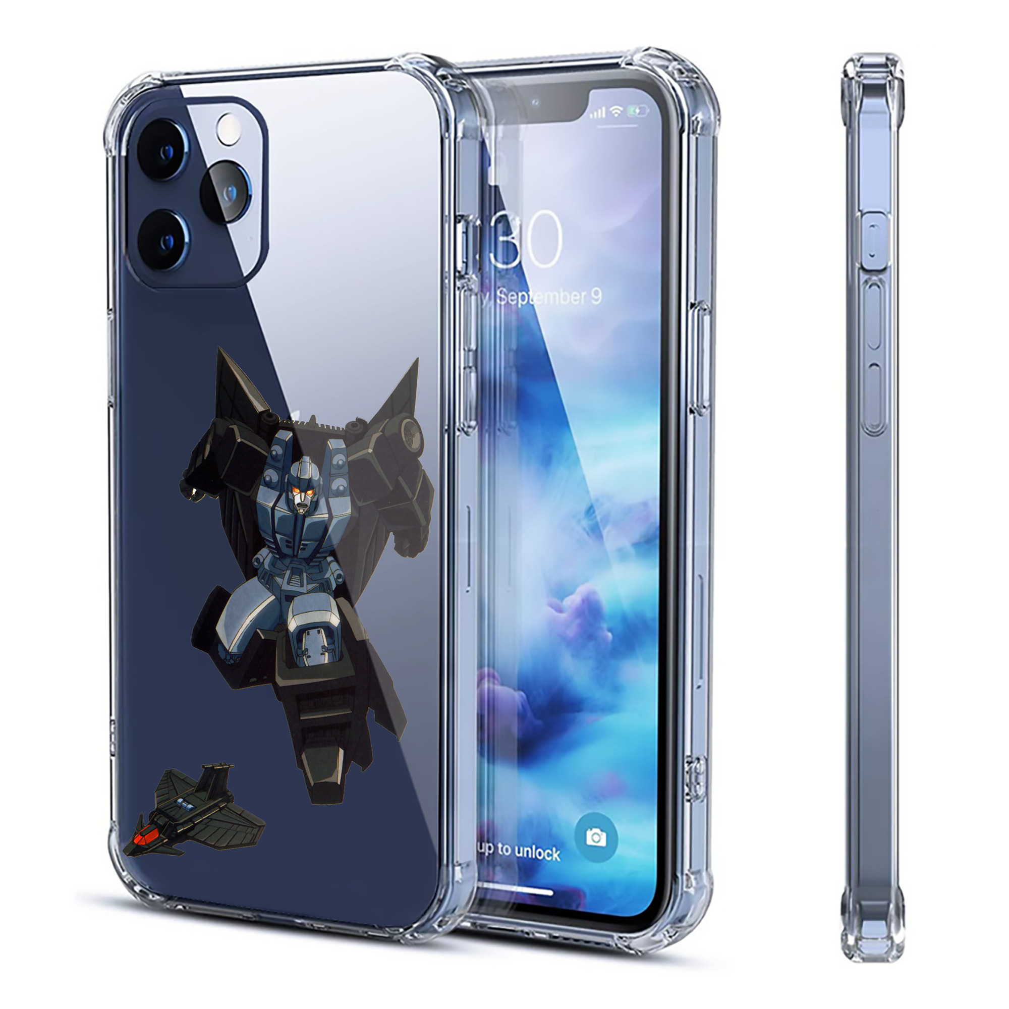 （画像用）  【iPhone 12シリーズ対応】透明スマホケース（クリアソフトケース）